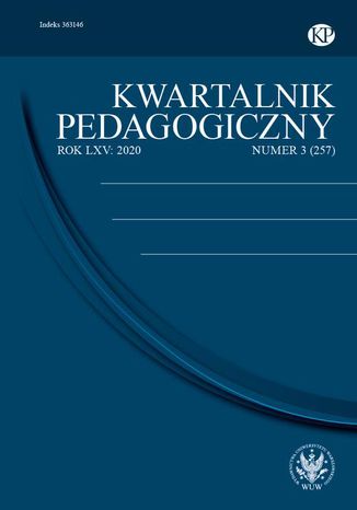 Kwartalnik Pedagogiczny 2020/3 (257) Adam Fijakowski - okadka ebooka
