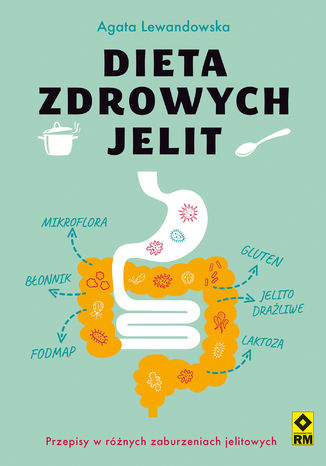 Dieta zdrowych jelit Agata Lewandowska - okładka ebooka