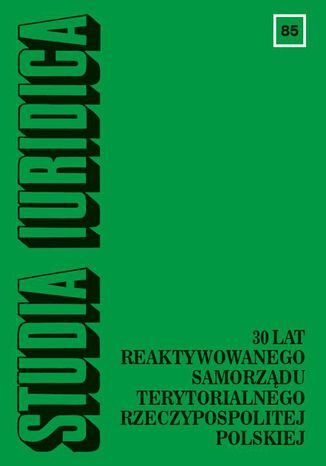 Studia Iuridica, nr 85 Tomasz Giaro, Jacek Jagielski - okadka audiobooks CD