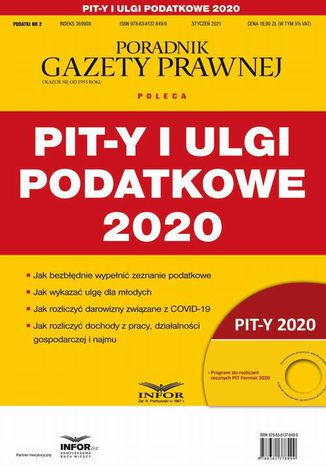 PIT-y i ulgi podatkowe 2020 Praca Zbiorowa - okadka ebooka