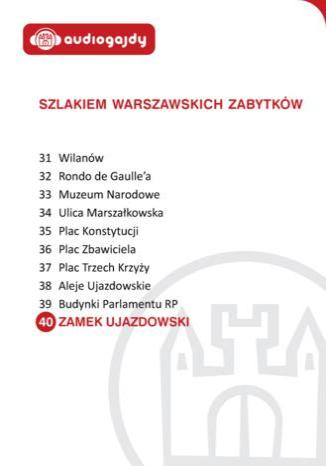 Zamek Ujazdowski. Szlakiem warszawskich zabytków Ewa Chęć - okładka audiobooks CD