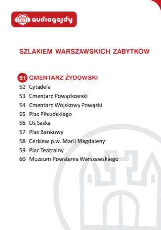 Cmentarz Żydowski. Szlakiem warszawskich zabytków Ewa Chęć - okładka audiobooka MP3