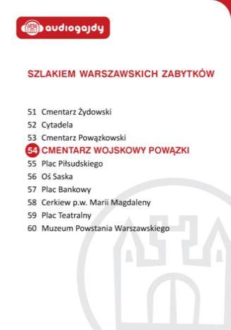 Cmentarz Wojskowy Powązki. Szlakiem warszawskich zabytków Ewa Chęć - okładka audiobooka MP3