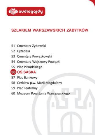 Oś Saska. Szlakiem warszawskich zabytków Ewa Chęć - okładka audiobooka MP3