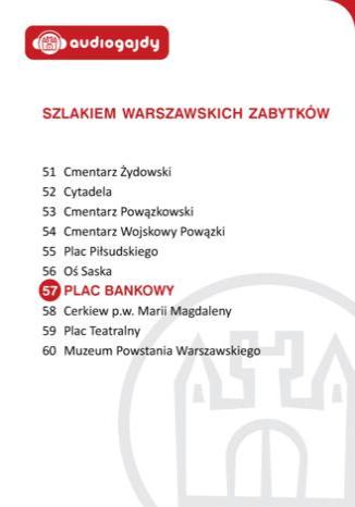 Plac Bankowy. Szlakiem warszawskich zabytków Ewa Chęć - okładka audiobooka MP3
