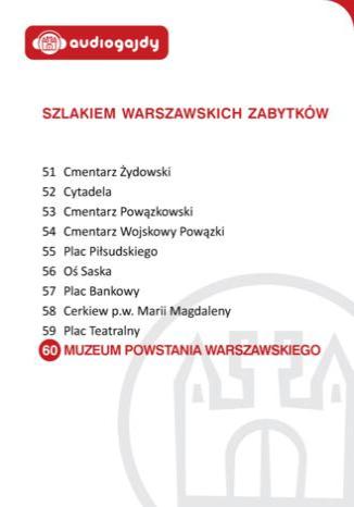 Muzeum Powstania Warszawskiego. Szlakiem warszawskich zabytków Ewa Chęć - okładka audiobooka MP3