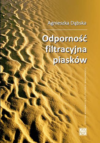 Odporność filtracyjna piasków Agnieszka Dąbska - okładka audiobooks CD
