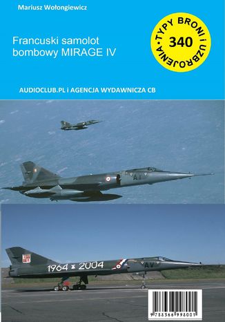 samolot bombowy Mirage IV Mariusz Woongiewicz - okadka audiobooks CD