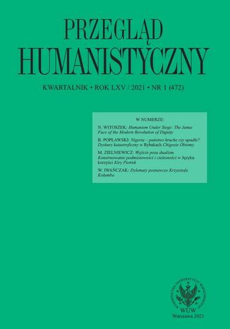 Przegląd Humanistyczny 2021/1 (472)