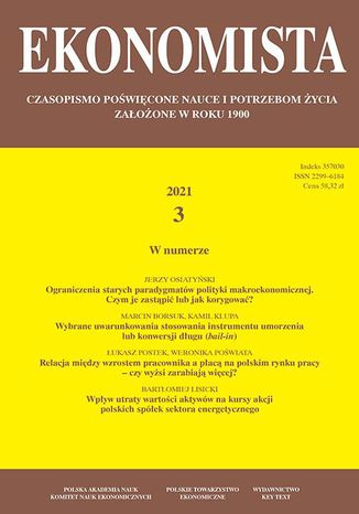Ekonomista 2021 nr 3 Praca zbiorowa - okadka audiobooks CD