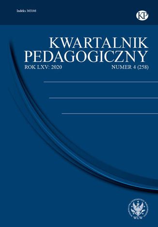 Kwartalnik Pedagogiczny 2020/4 (258) Adam Fijakowski - okadka ebooka