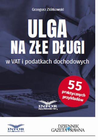 Ulga na złe długi Grzegorz Ziółkowski - okładka ebooka