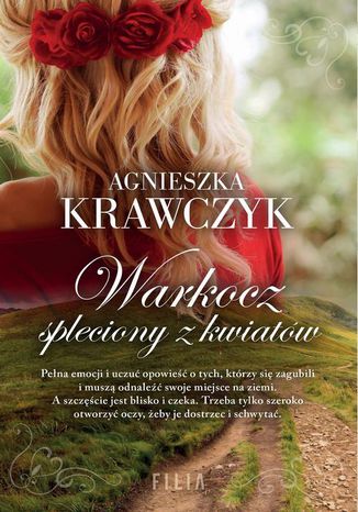 Warkocz spleciony z kwiatów Agnieszka Krawczyk - okładka audiobooka MP3