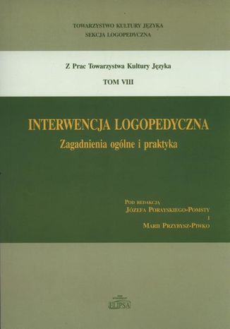 Interwencja logopedyczna Jzef Porayski-Pomsta, Maria Przybysz-Piwko - okadka audiobooks CD