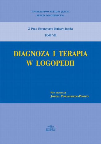 Diagnoza i terapia w logopedii Jzef Porayski-Pomsta - okadka ebooka