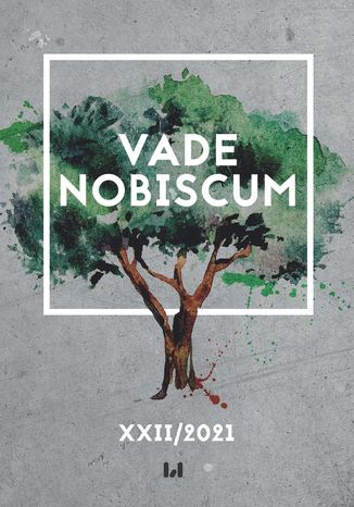 Okładka:Vade Nobiscum, tom XXII/2021. Studia z wieków dawnych 