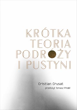 Krtka teoria podry i pustyni Cristian Crusat - okadka audiobooka MP3
