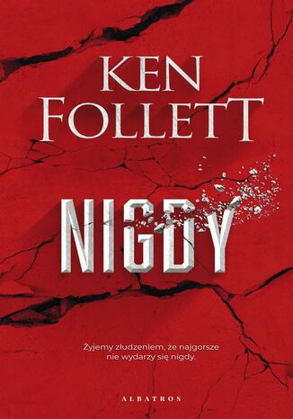 NIGDY Ken Follett - okładka ebooka