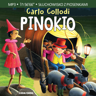 Pinokio Carlo Collodi  - okładka audiobooka MP3