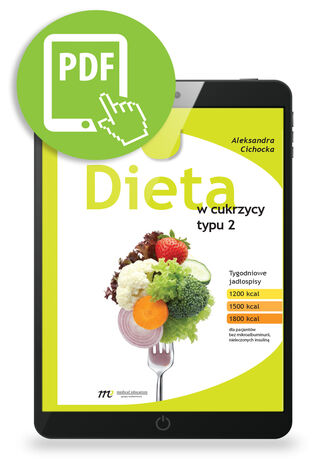 Dieta w cukrzycy typu 2  Aleksandra Cichocka - okładka ebooka