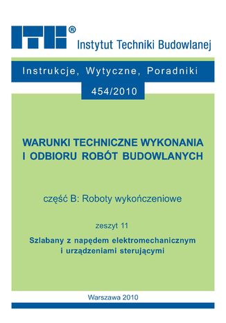 Szlabany z napdem elektromechanicznym i urzdzeniami sterujcymi Andrzej Jurga, Krzysztof Wienskowski - okadka ebooka
