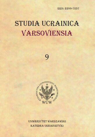 Studia Ucrainica Varsoviensia 2021/9 Iryna Kononenko - okadka ebooka