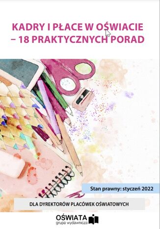 Kadry i płace w oświacie - 18 praktycznych porad Michał Kowalski - okładka ebooka