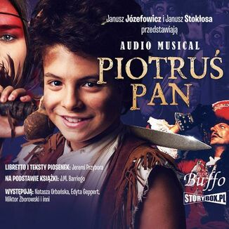 Piotru Pan: Audio Musical Jeremi Przybora, James M. Barrie - okadka audiobooka MP3