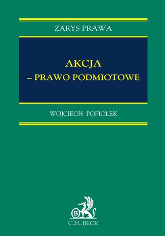 Akcja - prawo podmiotowe Wojciech Popioek - okadka audiobooks CD