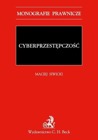 Cyberprzestpczo Maciej Siwicki - okadka ebooka