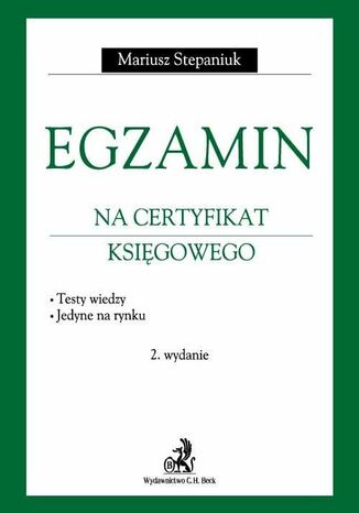 Egzamin na certyfikat ksigowego. Testy wiedzy Mariusz Stepaniuk - okadka audiobooks CD