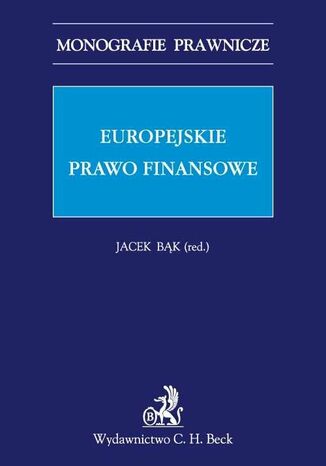 Okładka:Europejskie prawo finansowe 