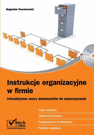 Instrukcje organizacyjne w firmie Opracowanie zbiorowe - okładka książki