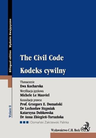 Kodeks cywilny. The Civil Code Ewa Kucharska - okadka ebooka