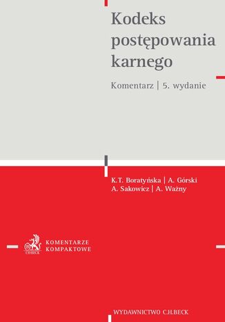 Kodeks postpowania karnego. Komentarz Katarzyna Boratyska, Adam Grski, Andrzej Sakowicz - okadka audiobooks CD