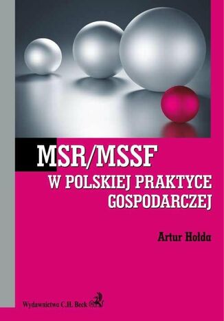 MSR/MSSF w polskiej praktyce gospodarczej Artur Hoda - okadka ebooka