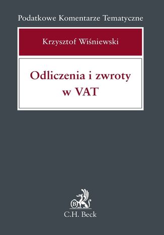 Odliczenia i zwroty w Vat Krzysztof Winiewski - okadka audiobooka MP3