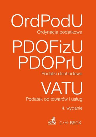 Ordynacja podatkowa Podatki dochodowe VAT
