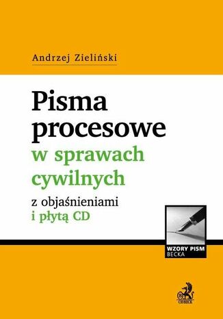 Pisma procesowe w sprawach cywilnych z objanieniami Andrzej Zieliski - okadka audiobooks CD