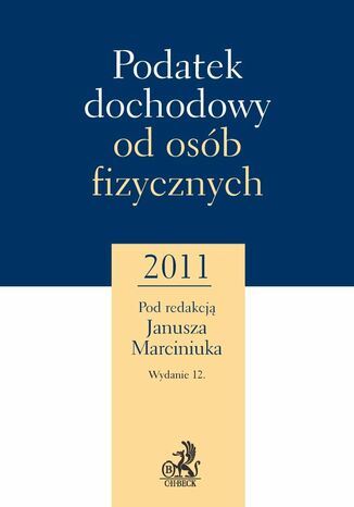 Podatek dochodowy od osb fizycznych 2011 Janusz Marciniuk - okadka ebooka