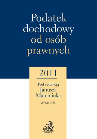 Podatek dochodowy od osb prawnych 2011 Janusz Marciniuk - okadka ebooka