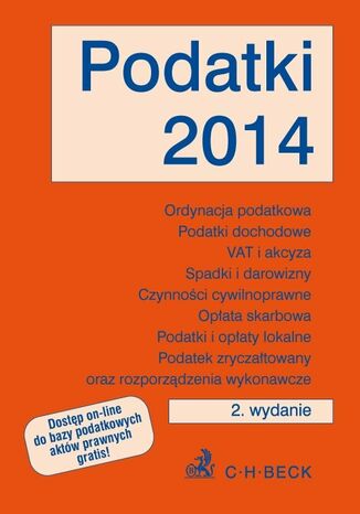Podatki 2014. Wydanie 2 Aneta Flisek - okadka audiobooka MP3