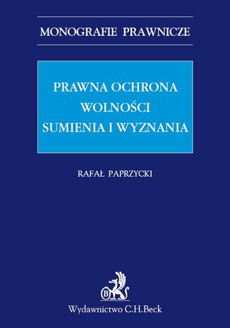 Prawna ochrona wolnoci sumienia i wyznania Rafa Paprzycki - okadka audiobooks CD