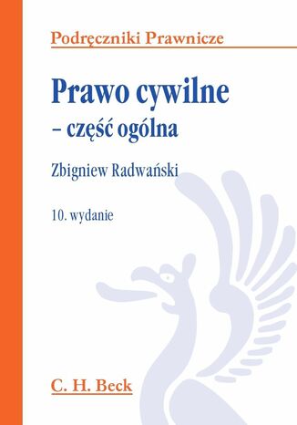 Prawo cywilne - cz oglna Zbigniew Radwaski - okadka ebooka
