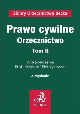 Prawo cywilne. Orzecznictwo. Tom II Krzysztof Pietrzykowski - okadka audiobooks CD
