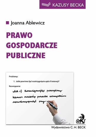 Prawo gospodarcze publiczne Joanna Ablewicz - okadka ebooka
