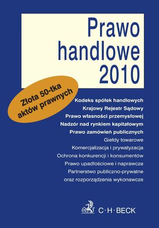 Prawo handlowe 2010 Opracowanie zbiorowe - okadka audiobooks CD