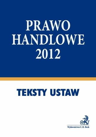 Prawo handlowe 2012 - format A4 Aneta Flisek - okadka ebooka