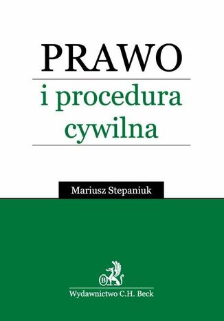 Prawo i procedura cywilna Mariusz Stepaniuk - okadka ebooka