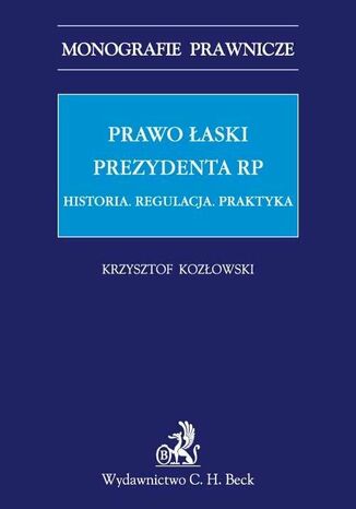Prawo aski Prezydenta RP Krzysztof Kozowski - okadka ebooka